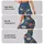 Blue Meadow Wildflowers for Colorful Spring Summer Casual Style Leggings - 2