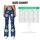 Ivory Daisy Blooms on Deep Navy for Breezy Spring and Summer Coastal Garden Outings Leggings - 7
