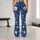 Ivory Daisy Blooms on Deep Navy for Breezy Spring and Summer Coastal Garden Outings Leggings - 10