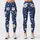 Ivory Daisy Blooms on Deep Navy for Breezy Spring and Summer Coastal Garden Outings Leggings - 1