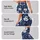 Ivory Daisy Blooms on Deep Navy for Breezy Spring and Summer Coastal Garden Outings Leggings - 2