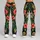 Tropical Palm Fronds and Hibiscus for Beach Days and Relaxed Summer Outings Leggings - 9