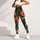 Tropical Palm Fronds and Hibiscus for Beach Days and Relaxed Summer Outings Leggings - 6