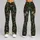 Olive Ferns and Copper Wildflowers for Beach Days and Warm Weather Island Getaways Leggings - 9