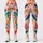 Colorful Abstract Brushstrokes for Sunny Beach Days and Creative Weekend Outings Leggings - 3