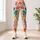 Colorful Abstract Brushstrokes for Sunny Beach Days and Creative Weekend Outings Leggings - 4