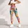 Colorful Abstract Brushstrokes for Sunny Beach Days and Creative Weekend Outings Leggings - 5
