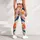Colorful Abstract Brushstrokes for Sunny Beach Days and Creative Weekend Outings Leggings - 4