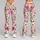 Rose And Wildflower Botanicals For Sunny Getaways And Relaxed Everyday Coastal Style Leggings - 9