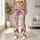 Rose And Wildflower Botanicals For Sunny Getaways And Relaxed Everyday Coastal Style Leggings - 10