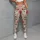 Rose And Wildflower Botanicals For Sunny Getaways And Relaxed Everyday Coastal Style Leggings - 4