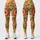 Colorful Folk Floral Blooms for Sunny Getaways and Everyday Spring Style Leggings - 3