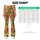 Colorful Folk Floral Blooms for Sunny Getaways and Everyday Spring Style Leggings - 7