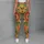 Colorful Folk Floral Blooms for Sunny Getaways and Everyday Spring Style Leggings - 6