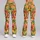 Colorful Folk Floral Blooms for Sunny Getaways and Everyday Spring Style Leggings - 9