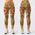 Colorful Folk Floral Blooms for Sunny Getaways and Everyday Spring Style Leggings - 1