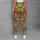 Colorful Folk Floral Blooms for Sunny Getaways and Everyday Spring Style Leggings - 5