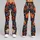 Autumn Maple Leaves in Navy and Copper for Relaxed Coastal Walks and Summer Outings Leggings - 9
