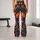 Autumn Maple Leaves in Navy and Copper for Relaxed Coastal Walks and Summer Outings Leggings - 10