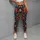 Autumn Maple Leaves in Navy and Copper for Relaxed Coastal Walks and Summer Outings Leggings - 4