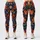 Autumn Maple Leaves in Navy and Copper for Relaxed Coastal Walks and Summer Outings Leggings - 1