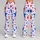 Bold Red And Blue Stars For Fourth Of July Celebrations And Summer Patriotic Style For Her Leggings - 9