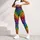 Rainbow Leopard Spots for Bold Everyday Style and Colorful Casual Wear Leggings - 5