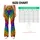 Rainbow Leopard Spots for Bold Everyday Style and Colorful Casual Wear Leggings - 7