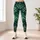 Navy Monstera Tropical Foliage for Beach Travel and Relaxed Summer Getaways Leggings - 4