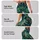 Navy Monstera Tropical Foliage for Beach Travel and Relaxed Summer Getaways Leggings - 2