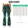 Navy Monstera Tropical Foliage for Beach Travel and Relaxed Summer Getaways Leggings - 7