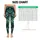 Navy Monstera Tropical Foliage for Beach Travel and Relaxed Summer Getaways Leggings - 3