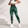 Navy Monstera Tropical Foliage for Beach Travel and Relaxed Summer Getaways Leggings - 5