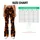 Glowing Jack-O'-Lantern Faces for Halloween Parties and Spooky Seasonal Style Wear Leggings - 7