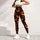 Glowing Jack-O'-Lantern Faces for Halloween Parties and Spooky Seasonal Style Wear Leggings - 5