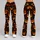Glowing Jack-O'-Lantern Faces for Halloween Parties and Spooky Seasonal Style Wear Leggings - 9