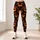 Glowing Jack-O'-Lantern Faces for Halloween Parties and Spooky Seasonal Style Wear Leggings - 4