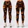 Glowing Jack-O'-Lantern Faces for Halloween Parties and Spooky Seasonal Style Wear Leggings - 3