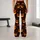 Glowing Jack-O'-Lantern Faces for Halloween Parties and Spooky Seasonal Style Wear Leggings - 10