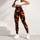 Glowing Jack-O'-Lantern Faces for Halloween Parties and Spooky Seasonal Style Wear Leggings - 5