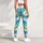 Pastel Ocean Swirls for Sunny Beach Days, Island Escapes, and Coastal Yoga Sessions Leggings - 6
