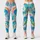 Pastel Ocean Swirls for Sunny Beach Days, Island Escapes, and Coastal Yoga Sessions Leggings - 3