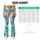 Pastel Ocean Swirls for Sunny Beach Days, Island Escapes, and Coastal Yoga Sessions Leggings - 7