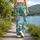Pastel Ocean Swirls for Sunny Beach Days, Island Escapes, and Coastal Yoga Sessions Leggings - 12