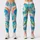 Pastel Ocean Swirls for Sunny Beach Days, Island Escapes, and Coastal Yoga Sessions Leggings - 1