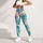 Pastel Ocean Swirls for Sunny Beach Days, Island Escapes, and Coastal Yoga Sessions Leggings - 5