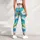 Pastel Ocean Swirls for Sunny Beach Days, Island Escapes, and Coastal Yoga Sessions Leggings - 4