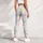 Pastel Plaid Hearts And Stars For Cheerful Spring Weekends And Everyday Colorful Living Leggings - 5