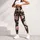 Ivory Wildflower Blooms for Beach Days, Travel, and Relaxed Everyday Outings for Women Leggings - 5
