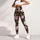 Ivory Wildflower Blooms for Beach Days, Travel, and Relaxed Everyday Outings for Women Leggings - 5